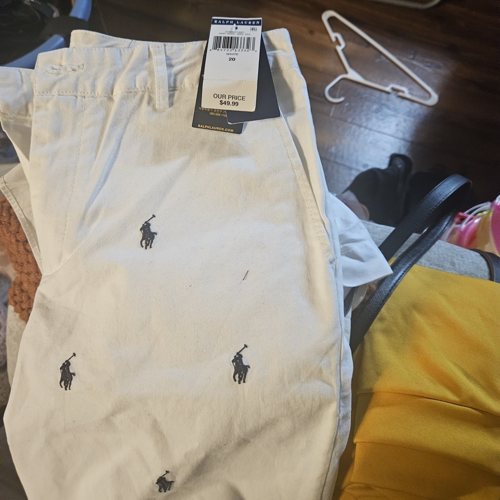 Polo by Ralph Lauren White Kids Shorts